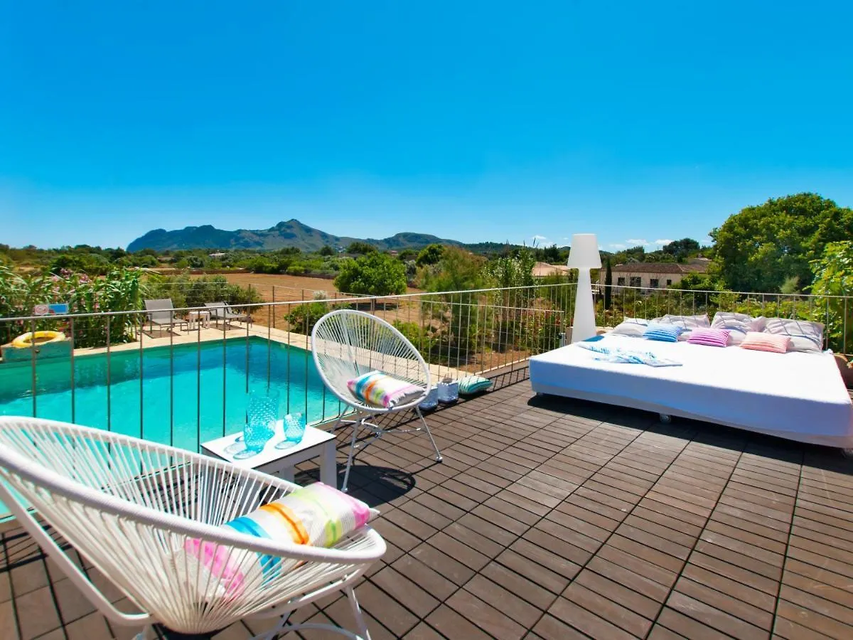 Villa Barcares Petit, Piscina, Jardines Junto A Playa En Alcudia